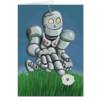 Daisy Picking Robot Card cards