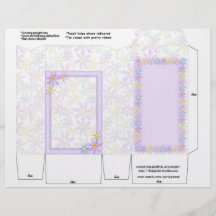 Daisy Pinch Box Party Favours. Birthday or wedding Flyer