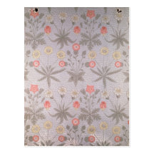 Daisy' wallpaper design postcard