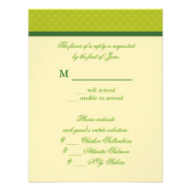 Daisy Wedding RSVP Card Personalized Invite