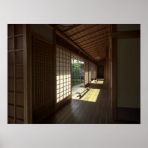 Daitoku-ji Zen Temple Veranda - Kyoto Japan Posters
