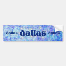 DALLAS BUMPER STICKERS