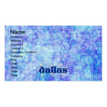 DALLAS BUSINESS CARD TEMPLATE
