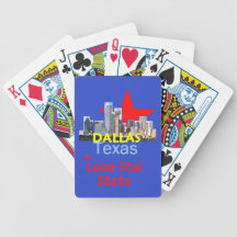 DALLAS TEXAS BICYCLE CARD DECKS