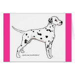 Dalmatian Cards: Black-Spotted