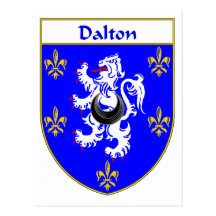 Dalton Coat of Arms/Family Crest Post Card