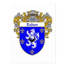 Dalton Coat of Arms (Mantled) Postcards