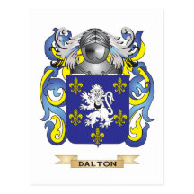Dalton Coat of Arms Post Card