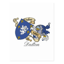 Dalton Family Crest Post Card