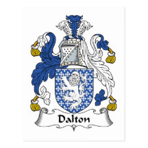 Dalton Family Crest Postcards