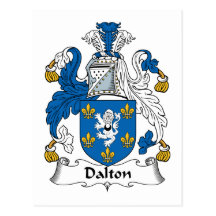 Dalton Family Crest Postcards