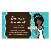 Damask Custom Bakery Business Card