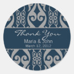 Damask Inspired Stickers