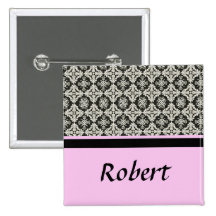 damask name button