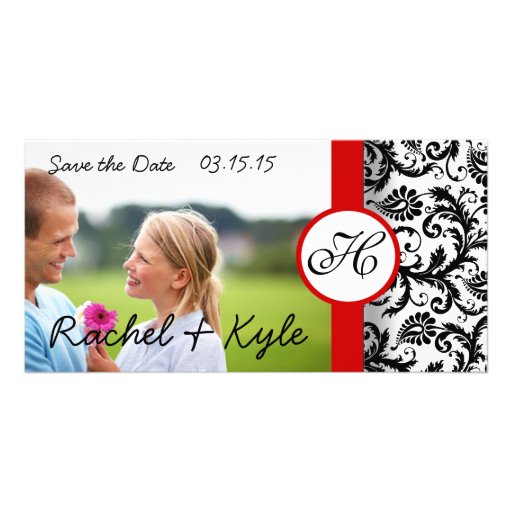 Damask Save the Date- Scroll down to see new style Photo Cards