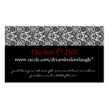 damask; website marketing business cards