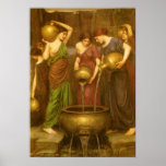 Danaides by JW Waterhouse, Vintage Victorian Art Print