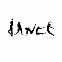 Dance Dancing Silhouette Design T Shirts