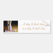 Dance/Live Bumper Sticker