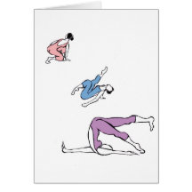 Dance Trio Greeting Card