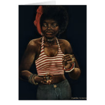 Dancer - African-American Woman Card