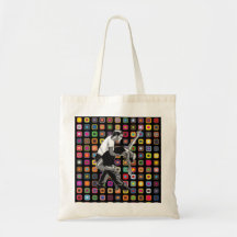 dancers fashion pattern bag