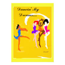 Dancin' My Dreams...    invitation /announcement