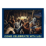 Dancing Bears Card Bear Art Print Invitation Cards