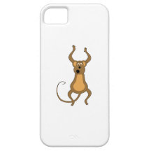 Dancing Cartoon Monkey iPhone 5 Cases
