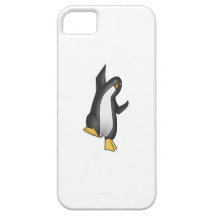 Dancing Cartoon Penguin iPhone 5 Case