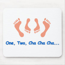 Dancing Cha Cha Feet Mouse Pads