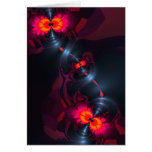 Dancing Devas – Violet & Salmon Sight Greeting Card