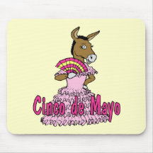Dancing Donkey Cinco de Mayo T-shirts and Gifts Mousepad