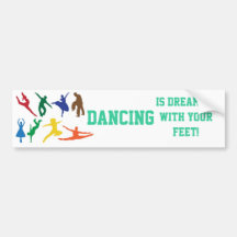 Dancing Dream Bumper Sticker