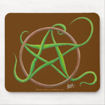 Dancing Earth Pentacle Mousepad