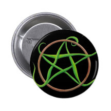 Dancing Earth Pentacle Pin