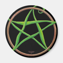 Dancing Earth Pentacles Refrigerator Magnets
