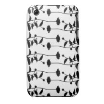 dancing flowers case Case-Mate iPhone 3 cases