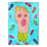Dancing Foot  Card  Autism