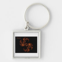 Dancing Fractal Keychains