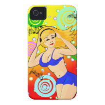 dancing girl Case-Mate Case Case-Mate iPhone 4 Case