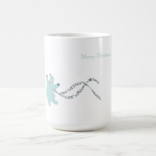 Dancing Polar Bear Coffee Mugs