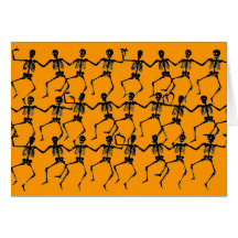 Dancing Skeletons Greeting Cards