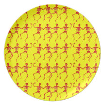 Dancing Skeletons Plate