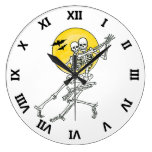 Dancing Skeletons Round Wall Clock