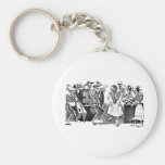 "Dancing the Jarabe in the Other World" Keychain
