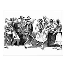 "Dancing the Jarabe in the Other World" Postcard