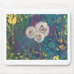 dandelion fluff mouse pad