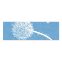 Dandelion Thank You Bookmark & Emerson Quote Business Card Templates