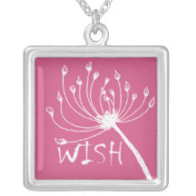 Dandelion Wish Spring Necklace One